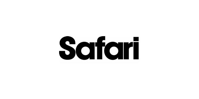 『Safari』10月号（8月24日発売）『FOCUS ON』にて革小物を掲載